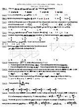 Kiểm tra năng lực môn Toán - Lần 6 (thứ 5, 3072020) (Có đáp án)